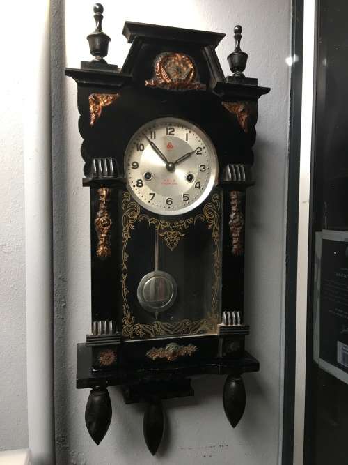 Cuckoo & Wall Clocks RARE VINTAGE 1950'S CHINESE 555 WALL CLOCK MADE IN SHANGHAI working was