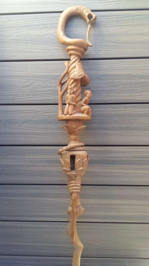 Other Antiques & Collectables African Zimbabwe Kiaat Wood, Nyami