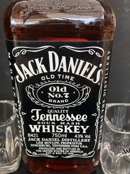 how many shots are in a 750ml bottle of jack daniels