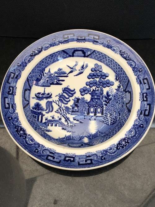 English Porcelain Beautiful Rare c1894 Willow Wedgwood Etruria