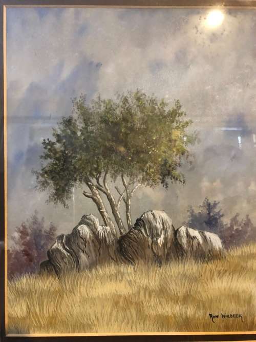 Paintings INVESTMENT ART !!! RON WALDECK (1946 ) FAMOUS RHODESIAN