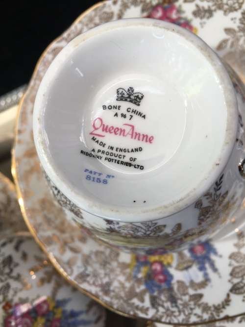 ridgway pottery queen anne bone china