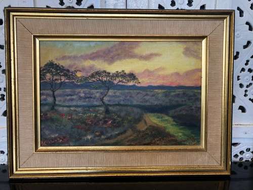 Paintings - WOW !!! STUNNING FRAMED OIL ON BOARD BY HR EDWARDS - SIGNED ...