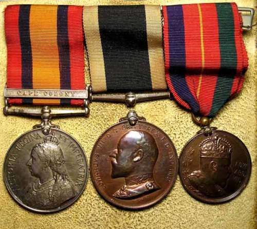 Boer War - Group of Three Boer War Medals: QSA, St. John Ambulance ...