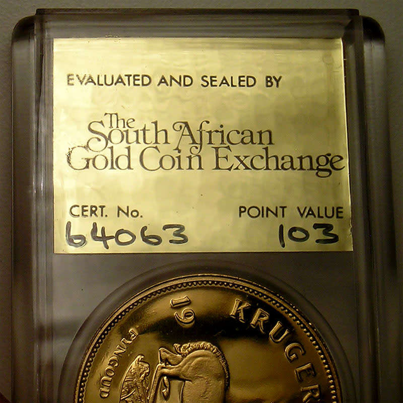 1 Oz 979 Proof Gold 1 Oz Krugerrand South African Gold Coin