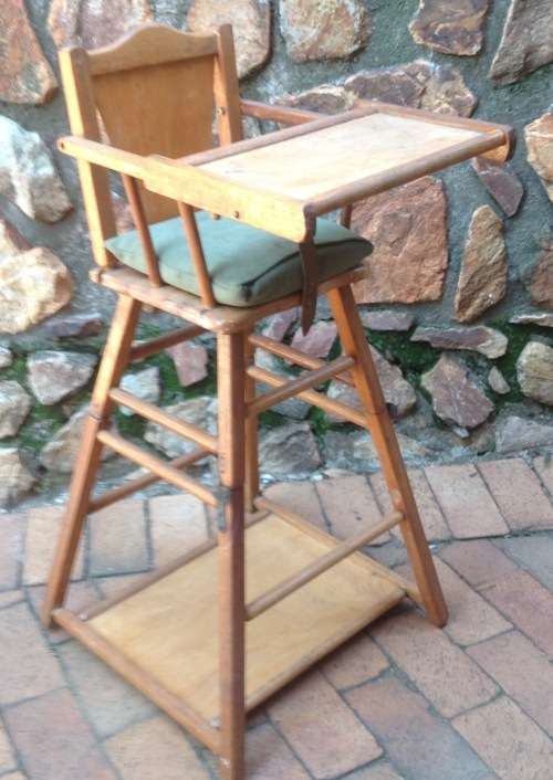 Other Antiques & Collectables Versatile Vintage wooden baby feeding