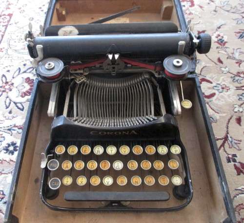 Other Militaria - Antique Corona Portable Typewriter 1917 Folding ...