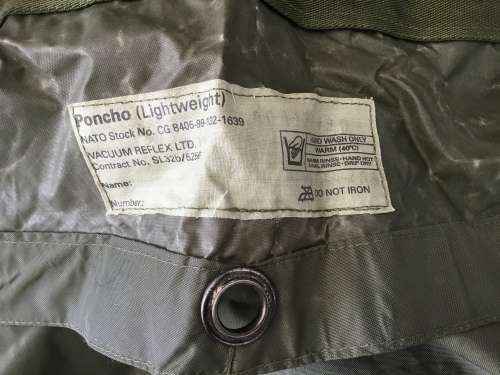 Other Clothing & Equipment - NATO poncho was sold for R450.00 on 5 Mar ...