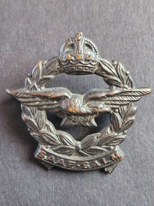 Other Badges & Insignia - WW2 SA Airforce Cap Badge - as per photograph ...