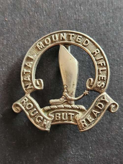 South African Army - Natal Mounted Rifles Pin Badge - as per photograph ...