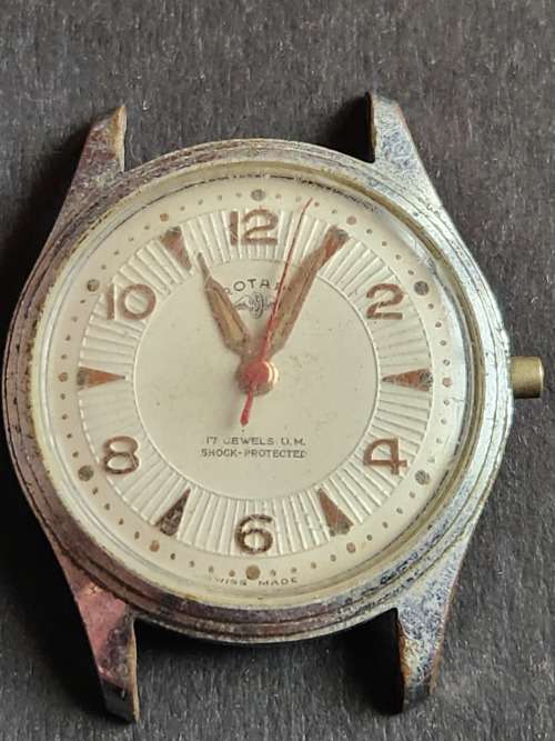 Rare & Collectable Watches Vintage Men`s Rotary 17 Jewels Wrist Watch