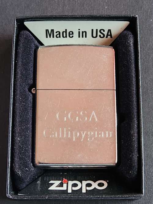 Smoking Accessories Zippo Stainless Steel engraved GGSA Callipygian