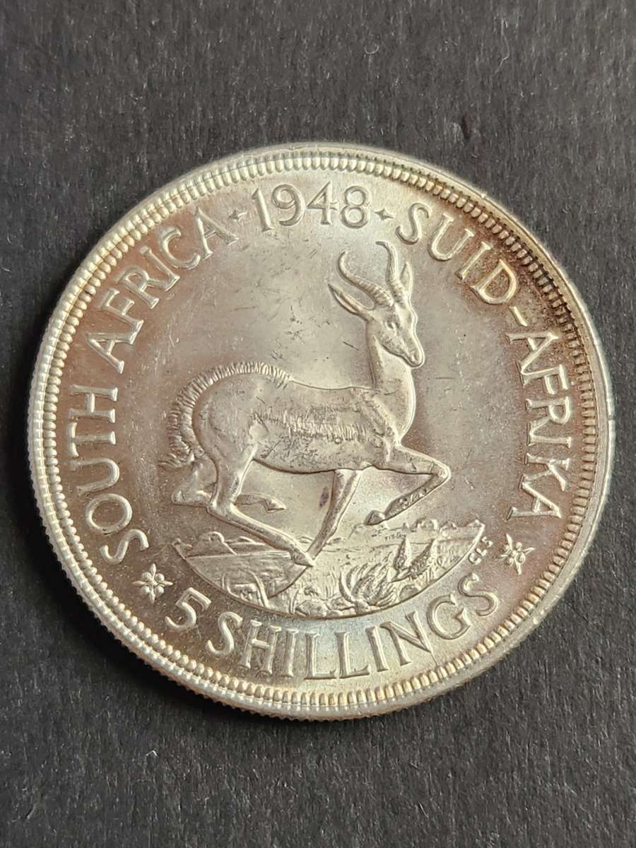 Five Shillings - Union 5 Shillings 1948 UNC - as per photograph was ...