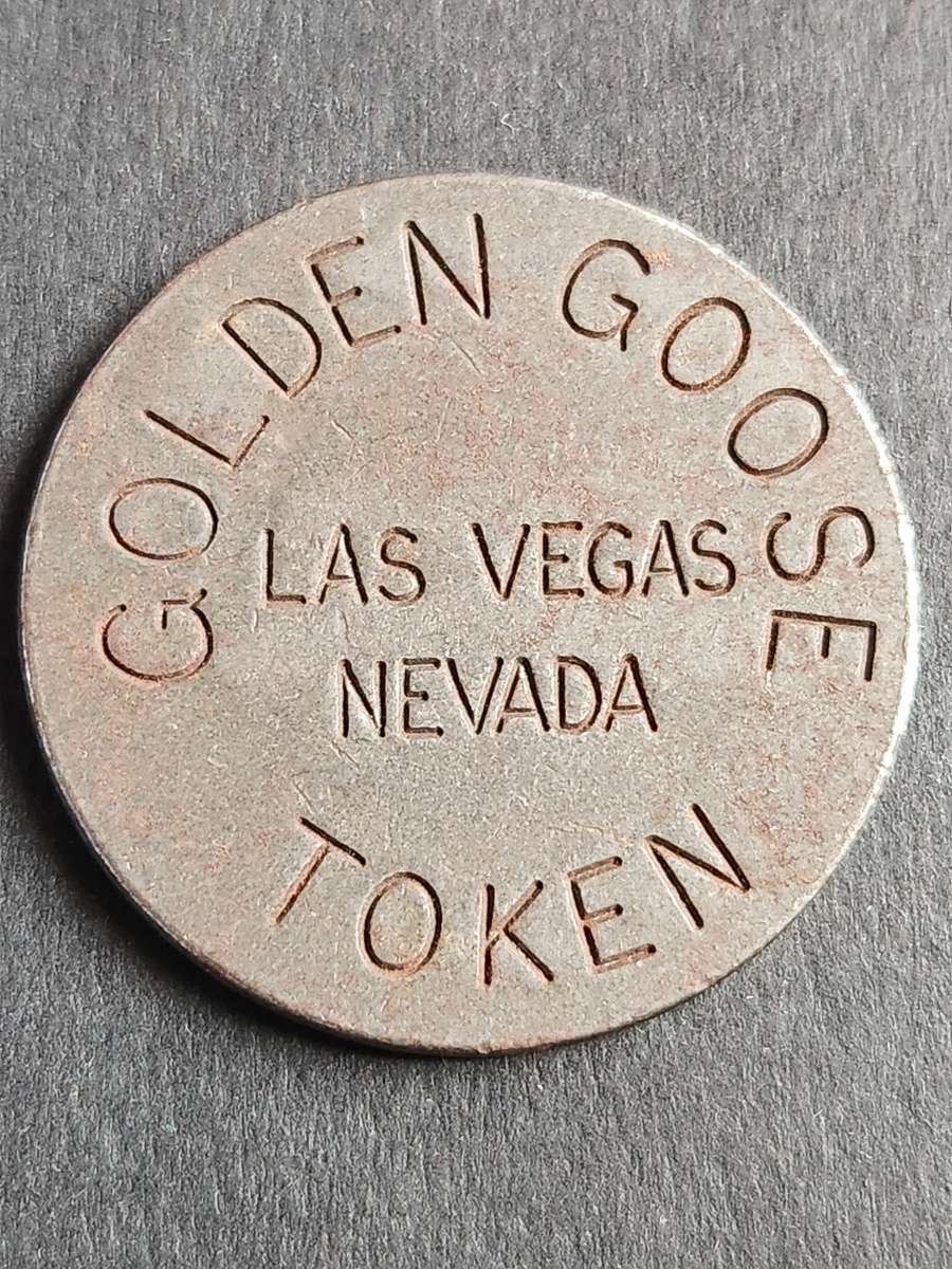 Tokens Golden Goose Las Vegas Nevada Gaming Token as per photograph