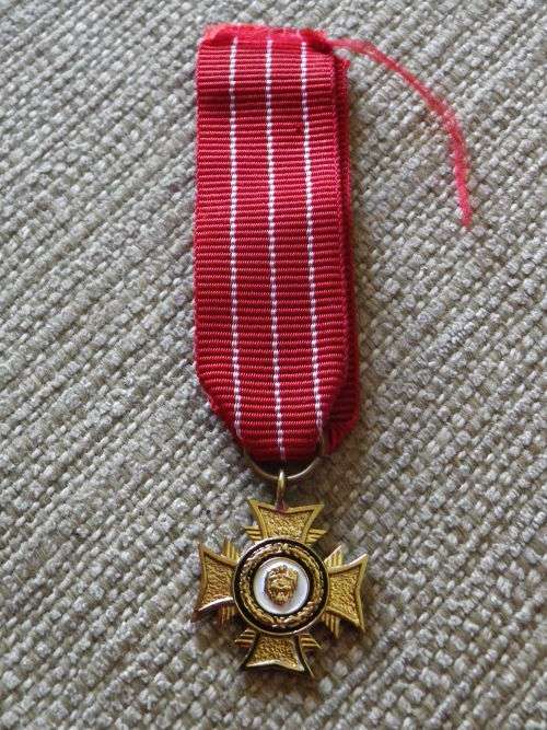 Rhodesia RHODESIA BRONZE CROSS OF RHODESIA (BCR) MINIATURE MEDAL