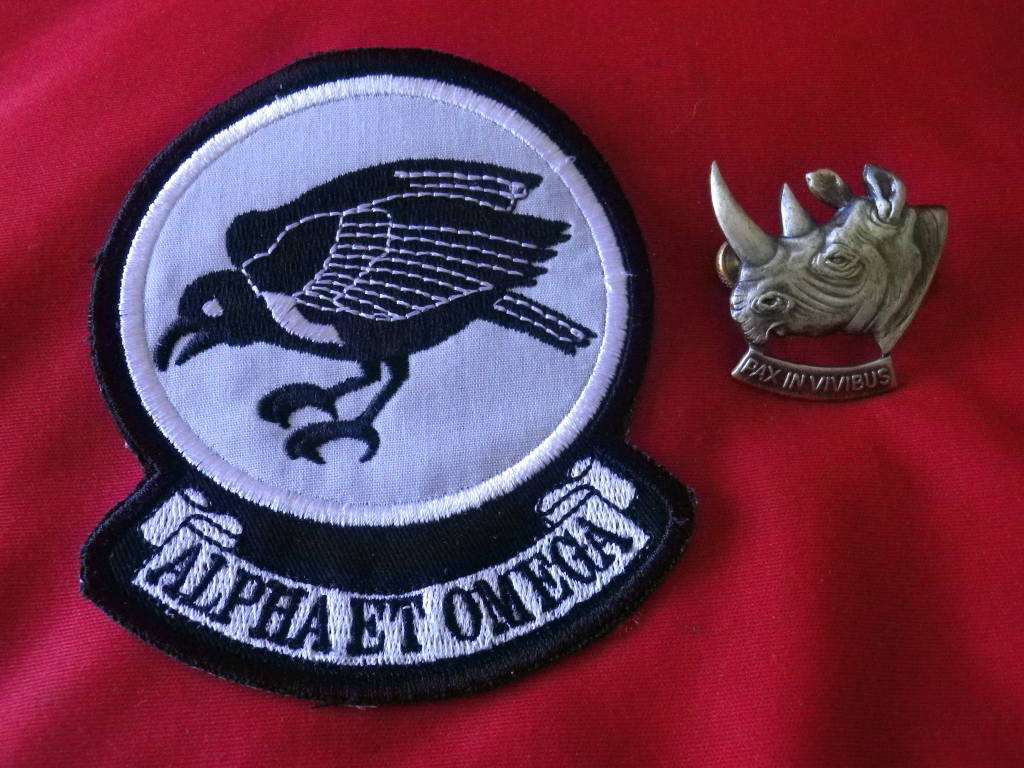 South African Army SWATF 101 BATTALION CAP BADGE + 201/31 BATTALION