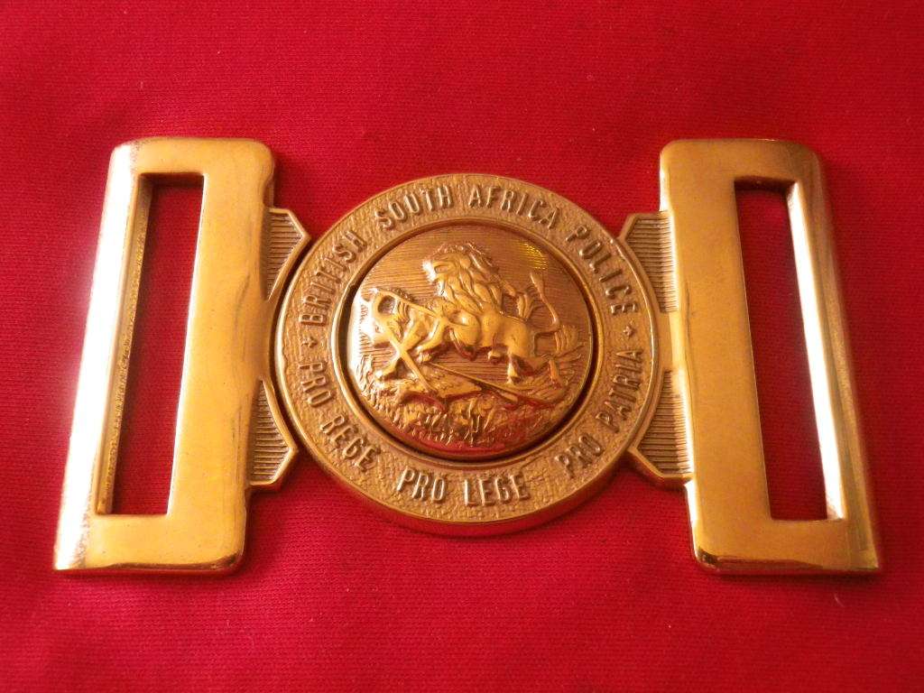 Belts & Buckles RHODESIA BSAP 2ND PATTERN BRASS BELT BUCKLE (7844