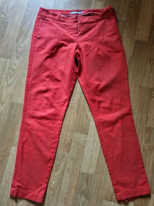 Leggings - Ladies Red Pants / Trousers 