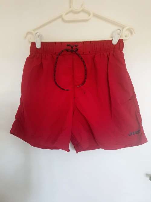 Swimwear Red board / swim shorts with built in netting by Jeep Size