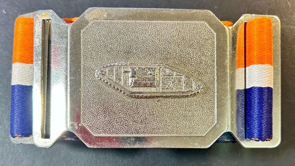 Belts & Buckles SADF School of Armour Stable Belt was sold for R525