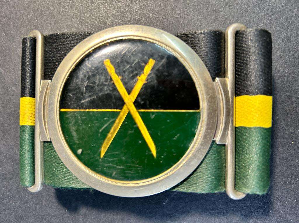 Belts & Buckles SADF Infantry School Stable Belt was listed for