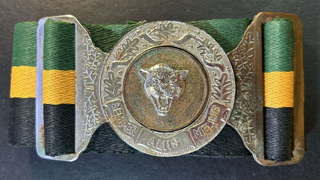 Belts & Buckles SADF 6 SA Infantry Stable Belt was sold for R355.00