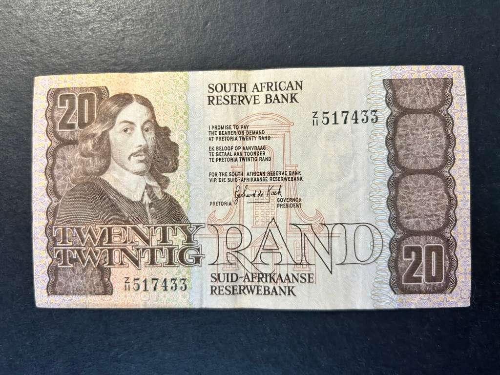 GPC de Kock - Gerhard de Kock Replacement R20 note was listed for 0 on ...