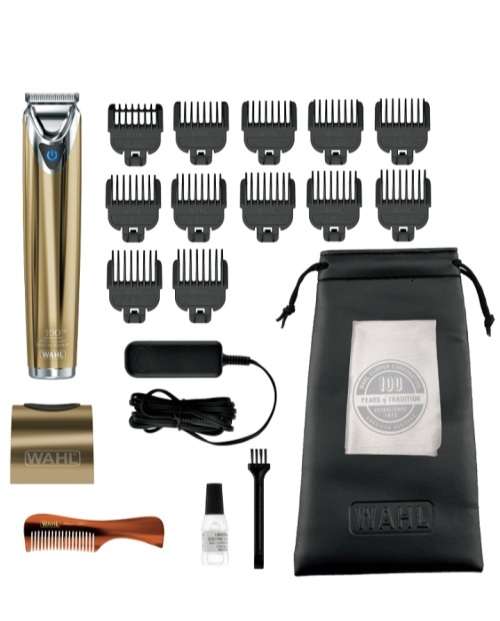 Clippers - Wahl Limited Edition 18K Gold Plated Lithium Ion Trimmer Kit