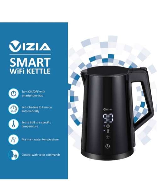 Kettles VIZIA Smart Wifi Kettle 1.7L Cordless 360 Degree Smart Home