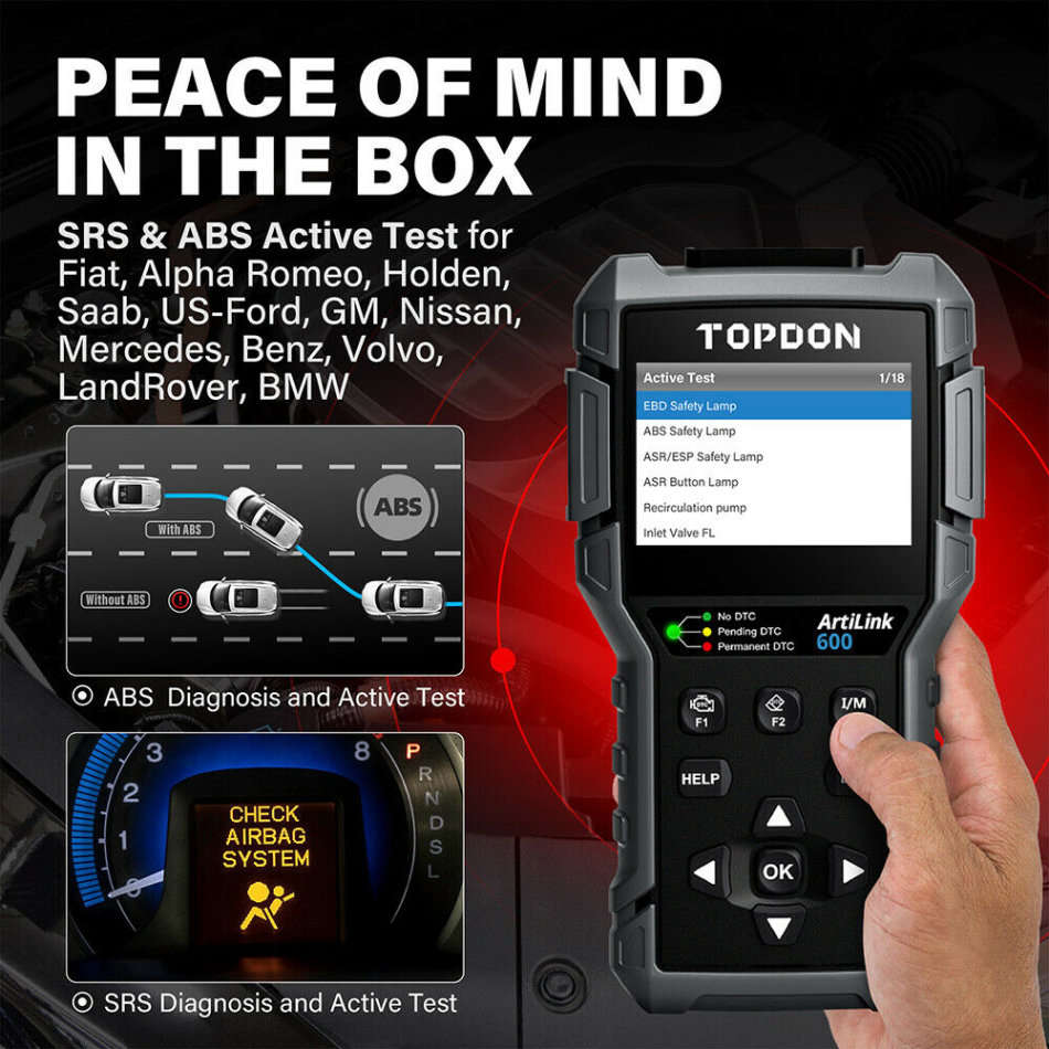 Scanners - Topdon ArtiLink 600 3 System Diagnostic Tool + 3 Special  Functions was listed for R1, on 3 Apr at 08:06 by Bargain stuff in  Springs (ID:581751077)