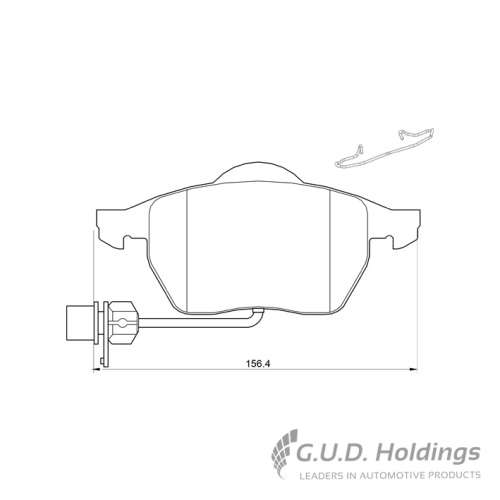 Pads & Shoes SAFELINE FRONT BRAKE PADS BMW 116i/118i, MINI COOPER