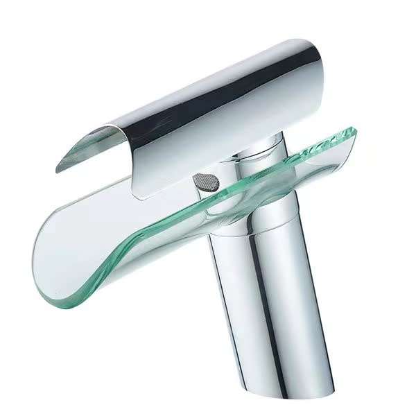 Sinks & Taps Waterfall Glass Faucet Mixer was sold for R203.00 on 27