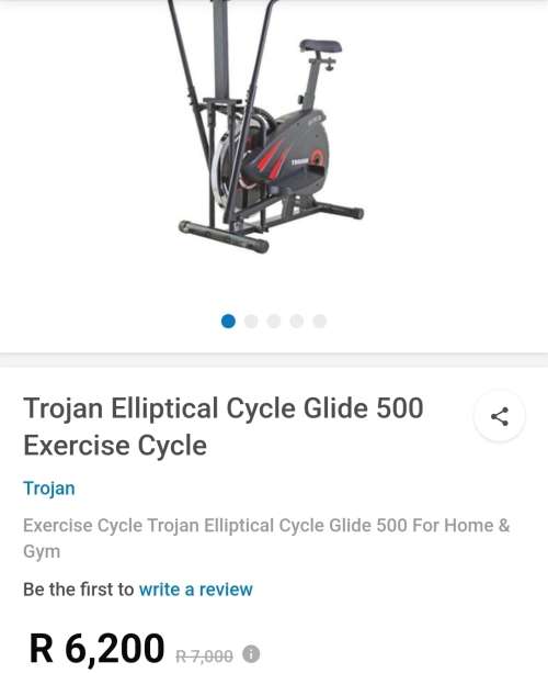 Exercise Bikes Trojan Elliptical Glide Cycle 500 Exercise Machine was