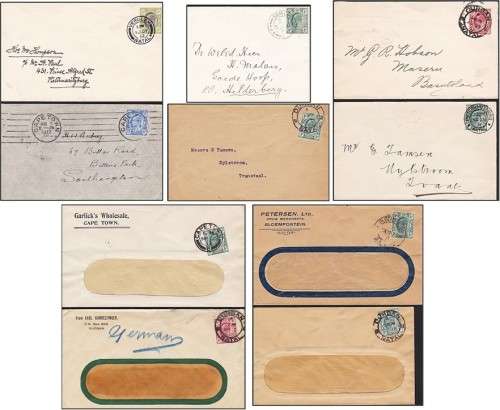 Transvaal - Selection of 1911/1 Transvaal Postal Items x 10 with ...