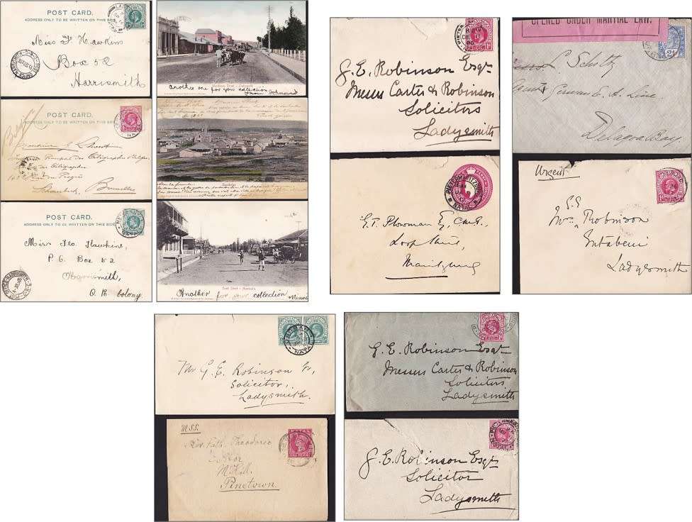 Natal NATAL Turn of the Century PCs, Covers etc FANTASTIC POSTAL