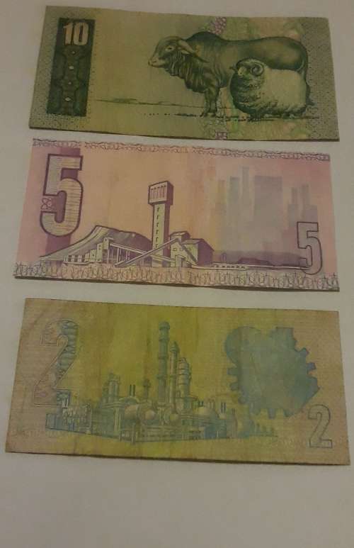 ZAR Bank Notes - 1981 to 1989 GPC de Kock R2, R5 and R10 Banknotes was ...