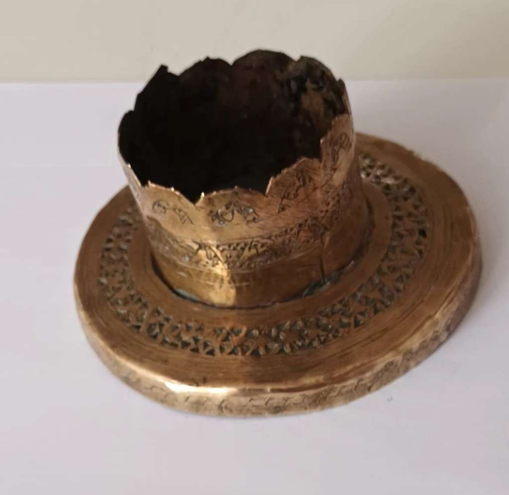 Candlesticks & Candle Snuffers Vintage Brass Candle Holder. 108g. for sale in Johannesburg (ID