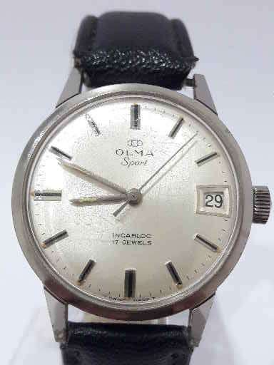 Rare & Collectable Watches - Vintage Olma Sport men`s windup watch for ...