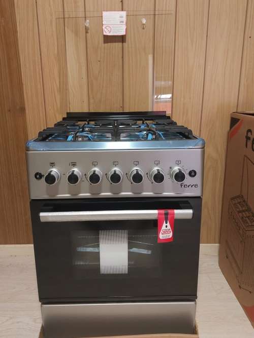 Freestanding - New 4 Burner 60x60 Gas Stove with Gas Oven and Gas ...