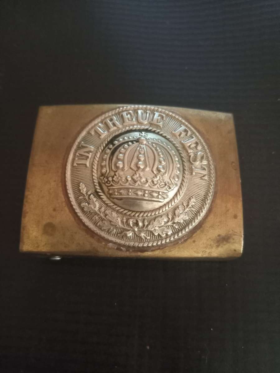 Belts & Buckles WW1 Imperial Germany Bavarian Belt Buckle See description was sold for 380.00