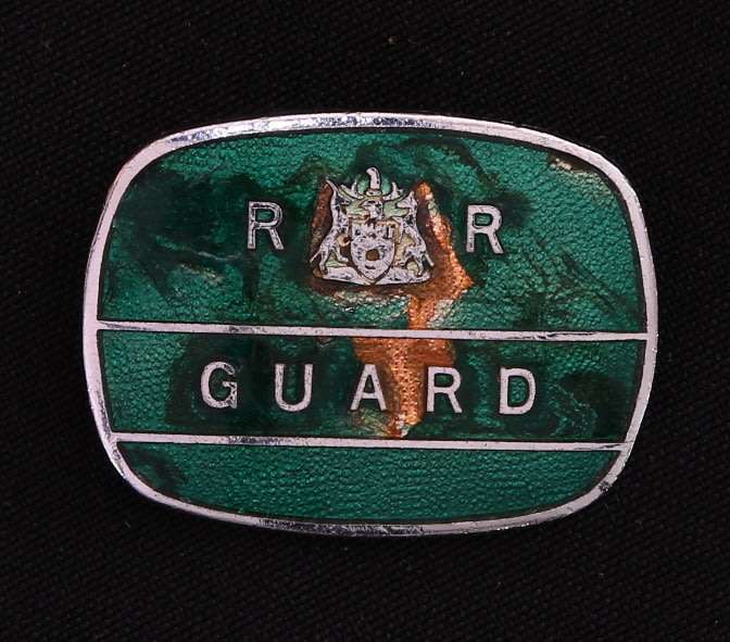 International Badges Insignia Rhodesian Railways Guard Badge Note