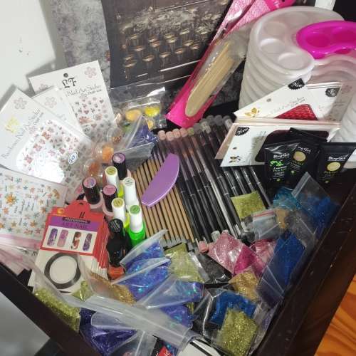 Nails Job Lot of Nail Products _ 143 Items was sold for R360.00 on 11