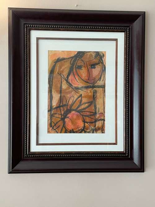 Paintings Frans Claerhout Original Painting Beautifully framed for