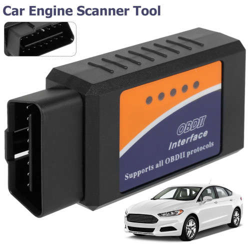 Scanners ELM327 OBD2 Bluetooth Diagnostic OBD2 Car Engine Scanner Fault Codes for sale in