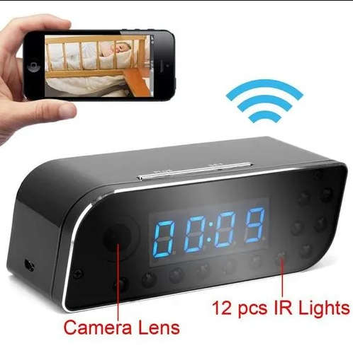 Intercom & Headset Systems - Wifi Digital Clock Camera Full HD 1080p ...