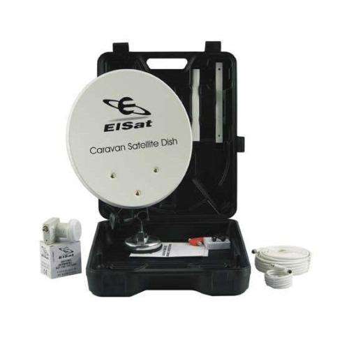 Receivers & Dishes Elsat Portable Caravan Satellite Dish Kit was sold