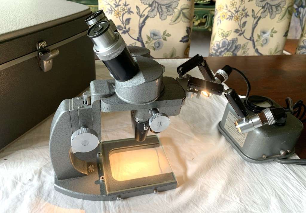 Microscopes - Leica Leitz Wetzlar Vintage Stereo Greenough Microscope ...