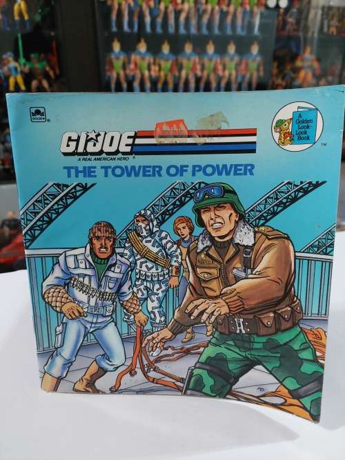 Comic Book GI Joe 1986 GOLDEN BOOK THE TOWER OF POWER Vintage Figures