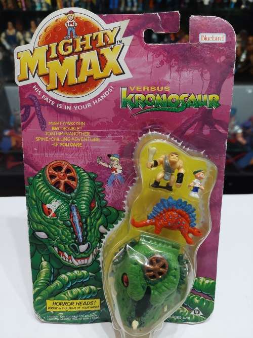 Comic Book MOC 1992 MIGHTY MAX KRONOSAUR Vintage Figures for sale in