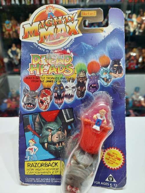 Mighty Max 1993 – Spike (Ideal) Neuf Sous Blister, Jouet Vintage